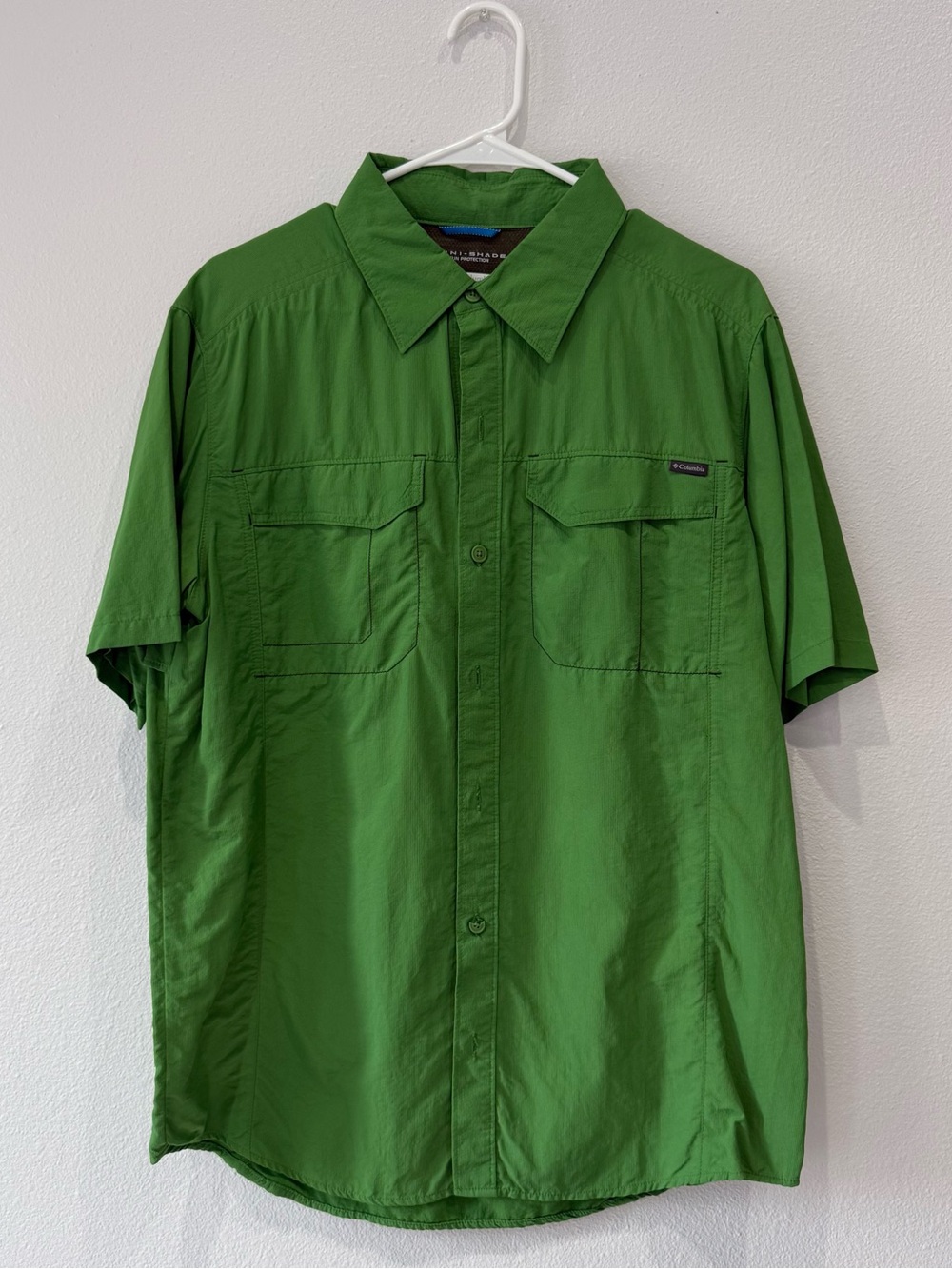 Columbia Men's Short Sleeve Outdoor Shirt - Green